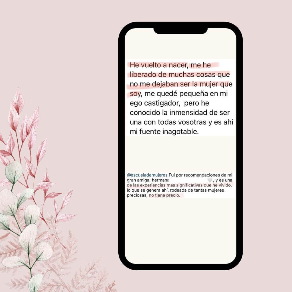 Testimonio real de las alumnas - Certificación en Sexualidad Femenina Taoísta – La Mujer Oceánica | Escuela de Mujeres