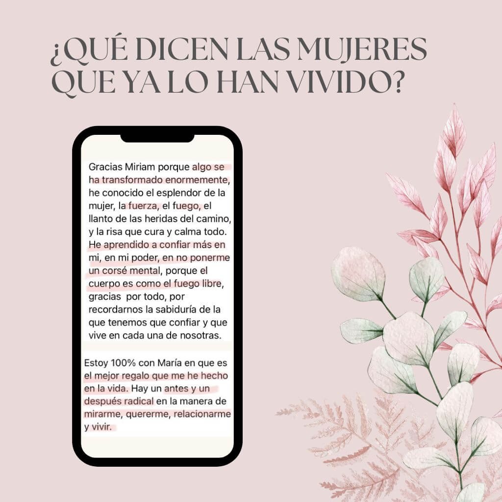 Testimonio real de las alumnas - Certificación en Sexualidad Femenina Taoísta – La Mujer Oceánica | Escuela de Mujeres