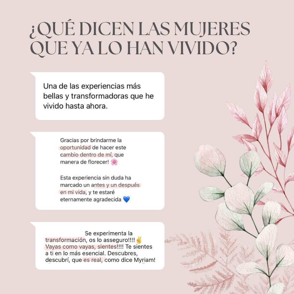 Testimonio real de las alumnas - Certificación en Sexualidad Femenina Taoísta – La Mujer Oceánica | Escuela de Mujeres